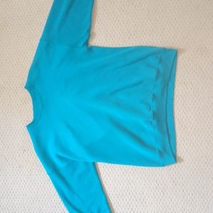 Lee Turquoise Crewneck